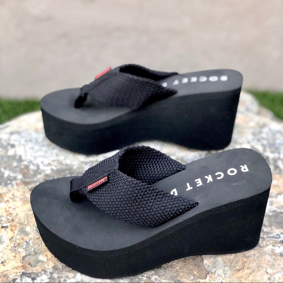 Sandalias Con Cuña Rocket Dog Crush Para Mujer - Estampado Leopardo, Plataforma De EVA, Muy Cómodas